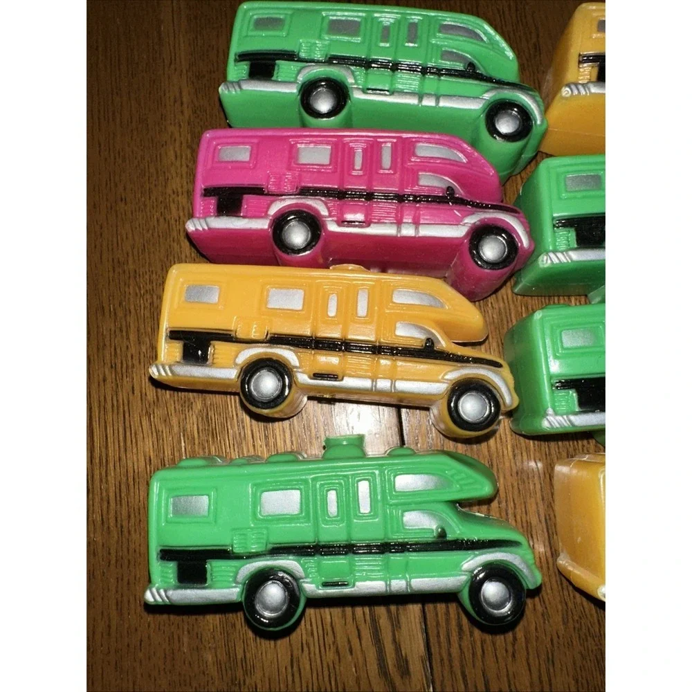 Vintage RV Camper Blow Mold String Lights Covers.  Set of 8 covers only